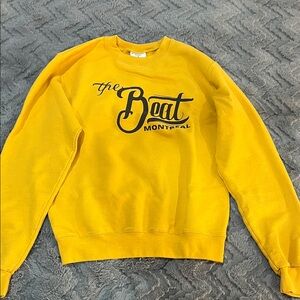 Champion The Beat Montreal Men's Yellow Crewneck Sweatshirt